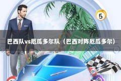 巴西队vs厄瓜多尔队（巴西对阵厄瓜多尔）