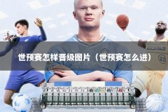世预赛怎样晋级图片（世预赛怎么进）
