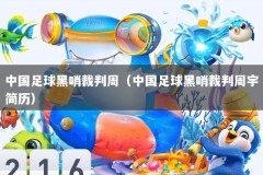 中国足球黑哨裁判周（中国足球黑哨裁判周宇简历）