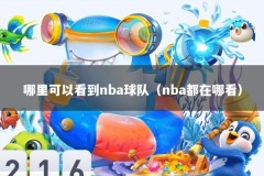 哪里可以看到nba球队（nba都在哪看）