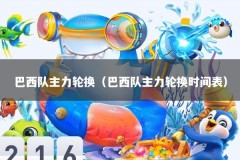 巴西队主力轮换（巴西队主力轮换时间表）