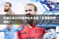 巴西入选2026世界杯大名单（巴西参加世界杯）