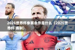 2026世界杯参赛条件是什么（2026世界杯 赛制）