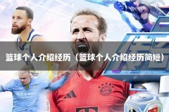 篮球个人介绍经历（篮球个人介绍经历简短）
